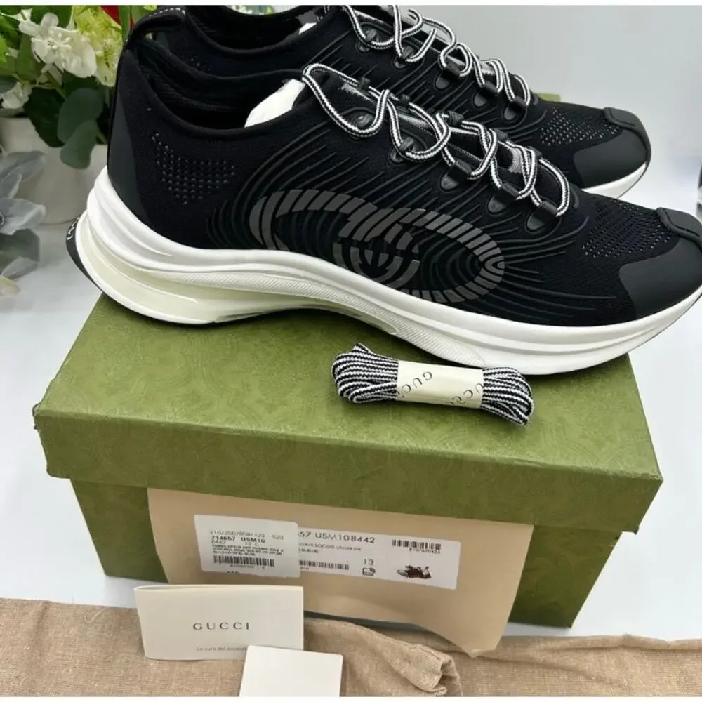 Men's Gucci interlocking G run trainer size 13 made in Italy
